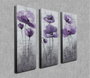 Wallity CU10 Lienzo Decorativo Multicolor (3 Piezas)